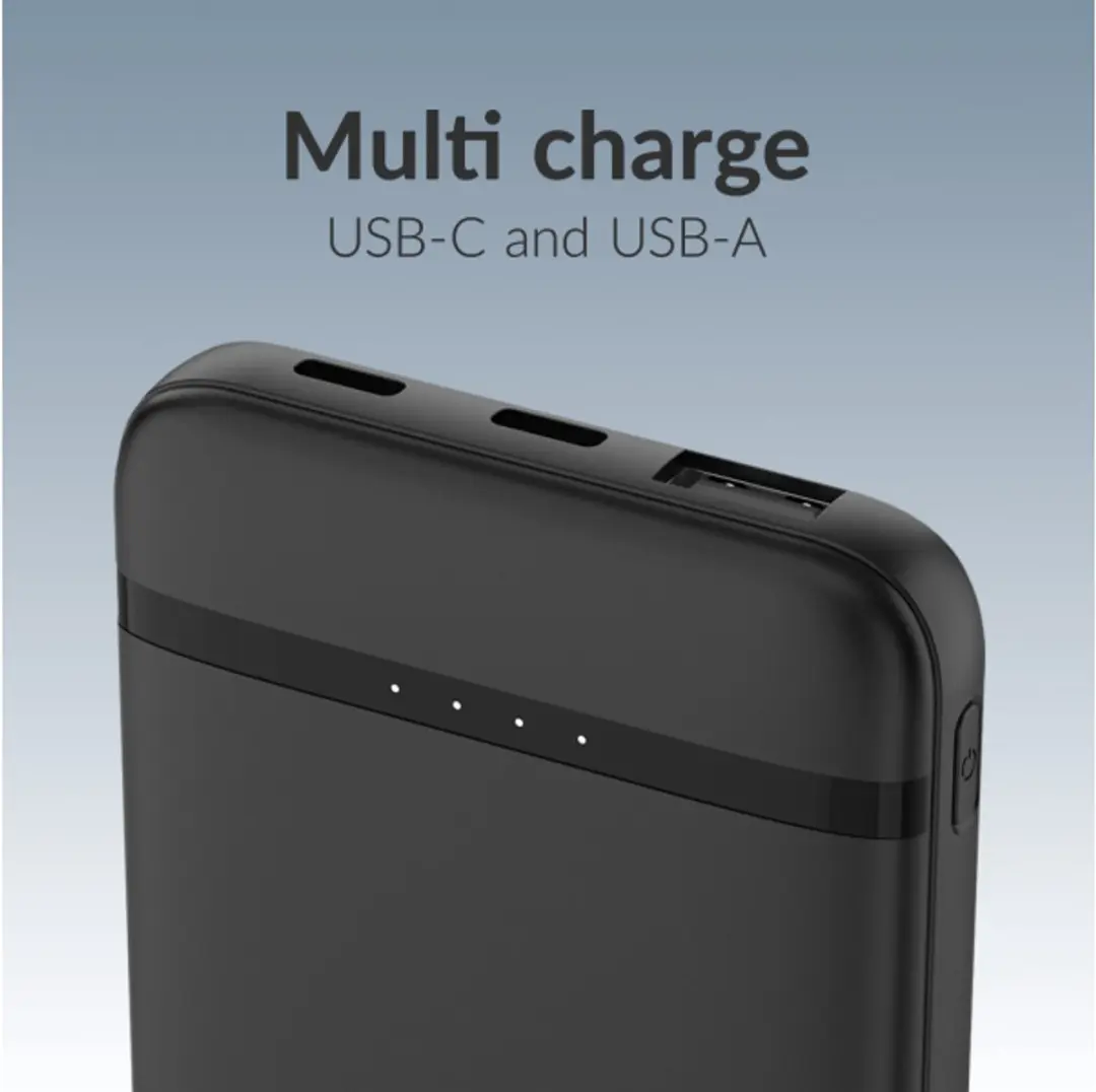 Mobilize MOB-PB-016 Powerbank 5.000mAh - 1x opladen - Zwart
