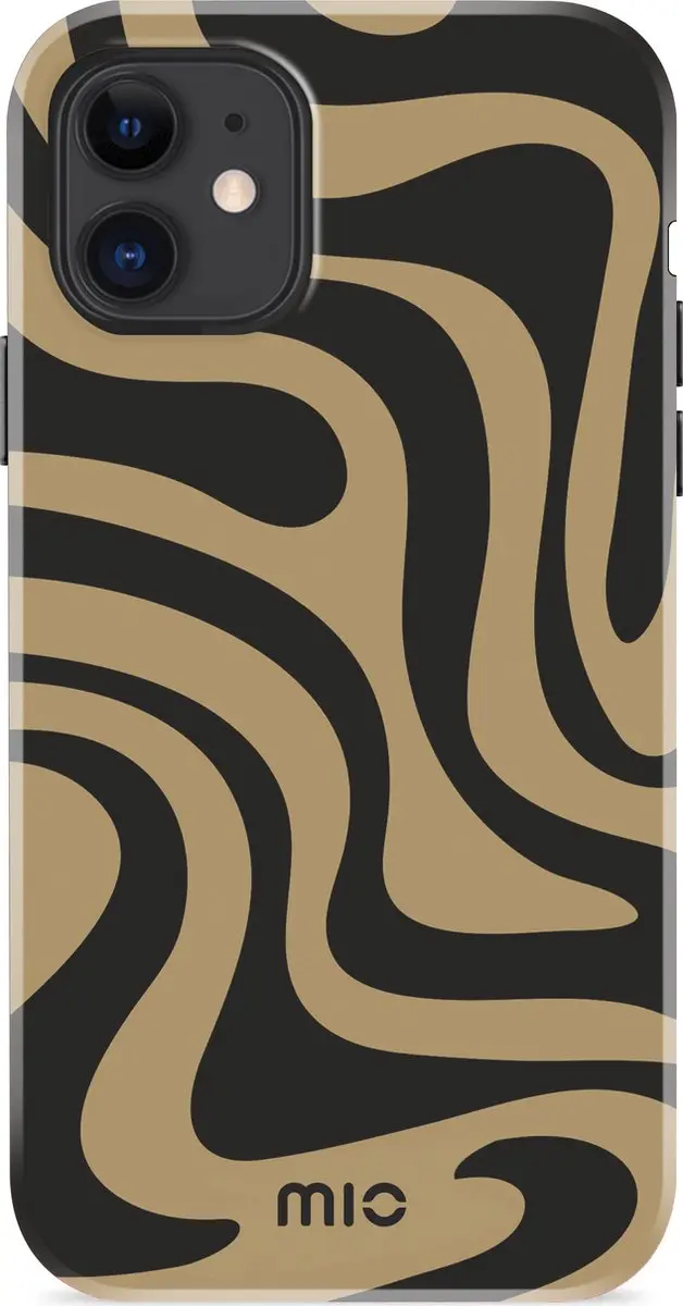 Mobilize Mio MIOBWIPH11 iPhone 11 Hoesje - MagSafe - Zwart/Bruin