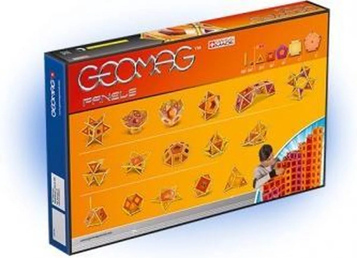 Geomag Panelen Magnetische Blokken 114 Stuks - Geel