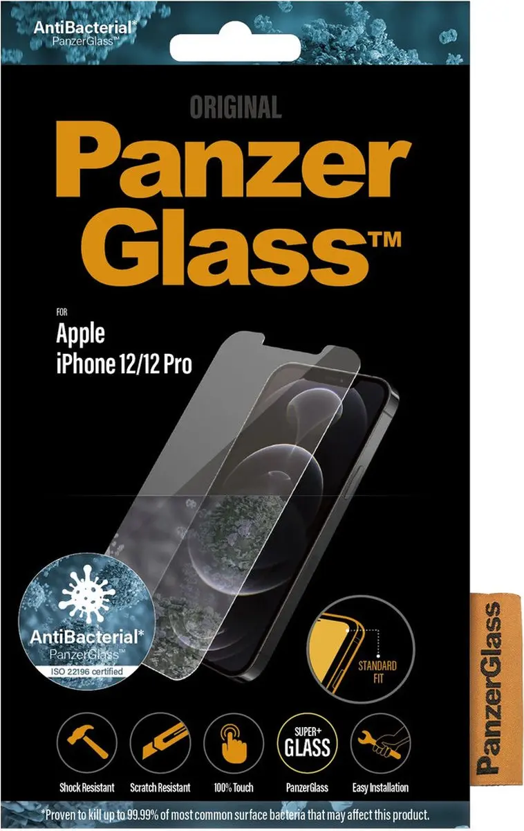 PanzerGlass PZ-2708 iPhone 12 Schermbeschermer - Case Friendly