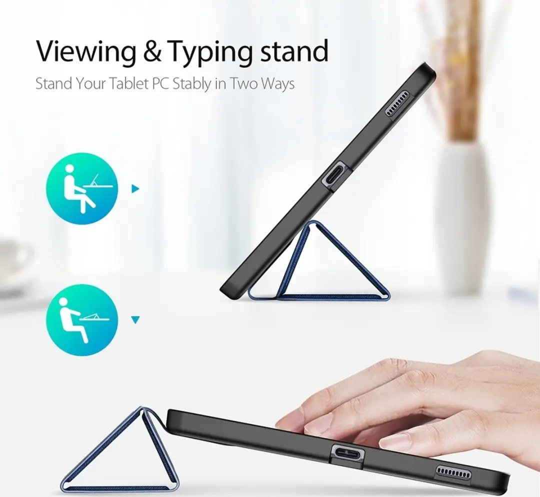 Dux Ducis Domo Bookcase Tablethoes Samsung Galaxy Tab S6 Lite - 10.4" - Blauw
