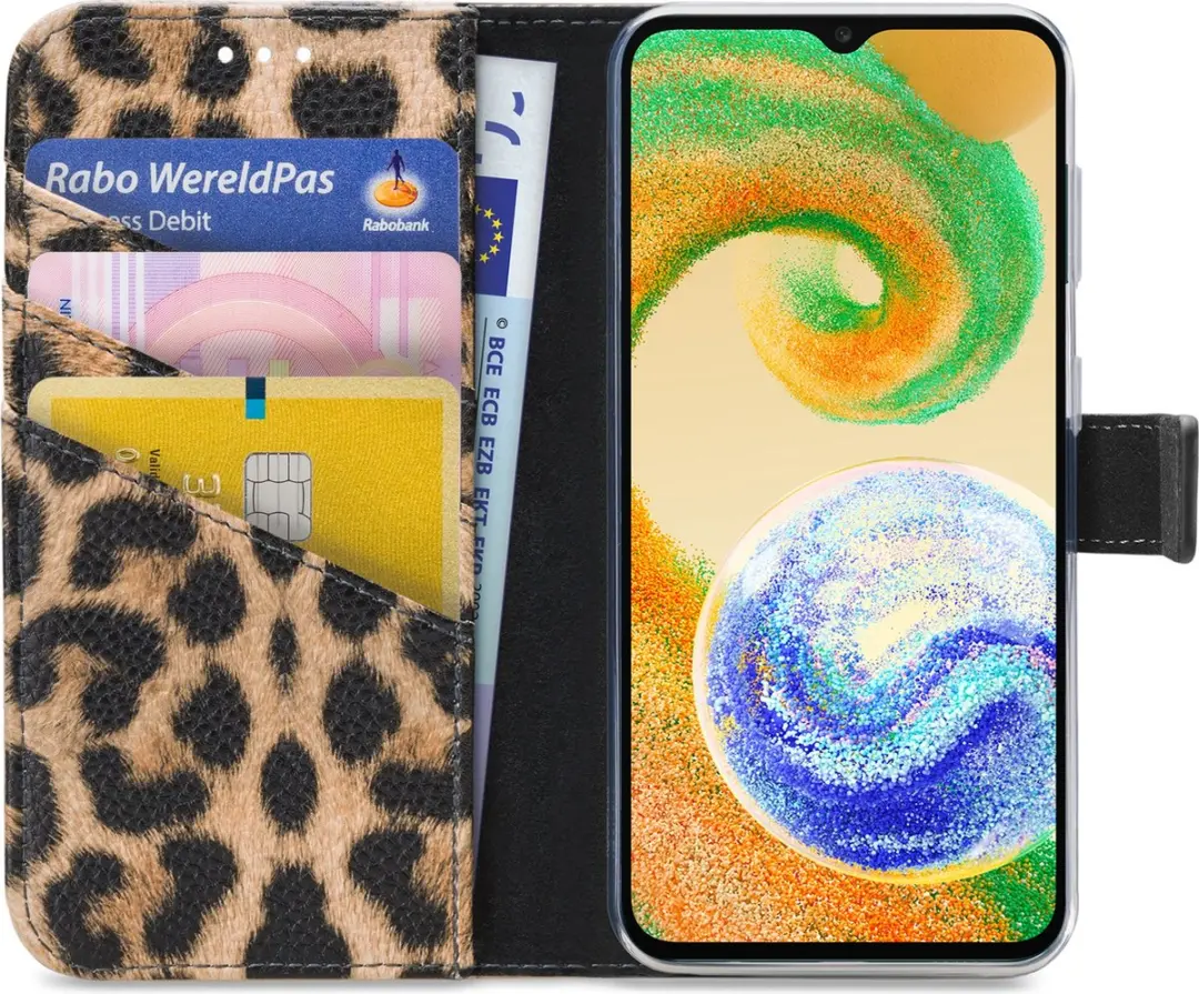 My Style MSFWLT1419 Telefoonhoesje Samsung Galaxy A04s - Leopard