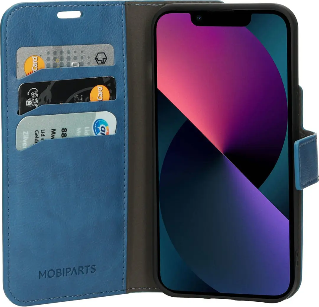 Mobiparts MP-118637 Hoesje iPhone 13 - Wallet - Blauw