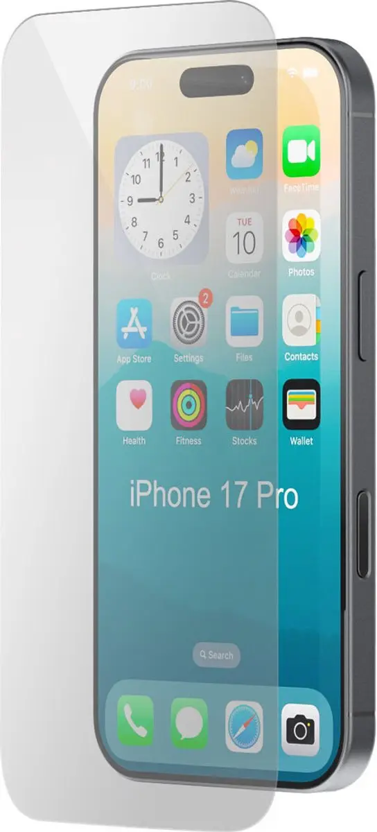 Mobiparts iPhone 17 Screenprotector Glas