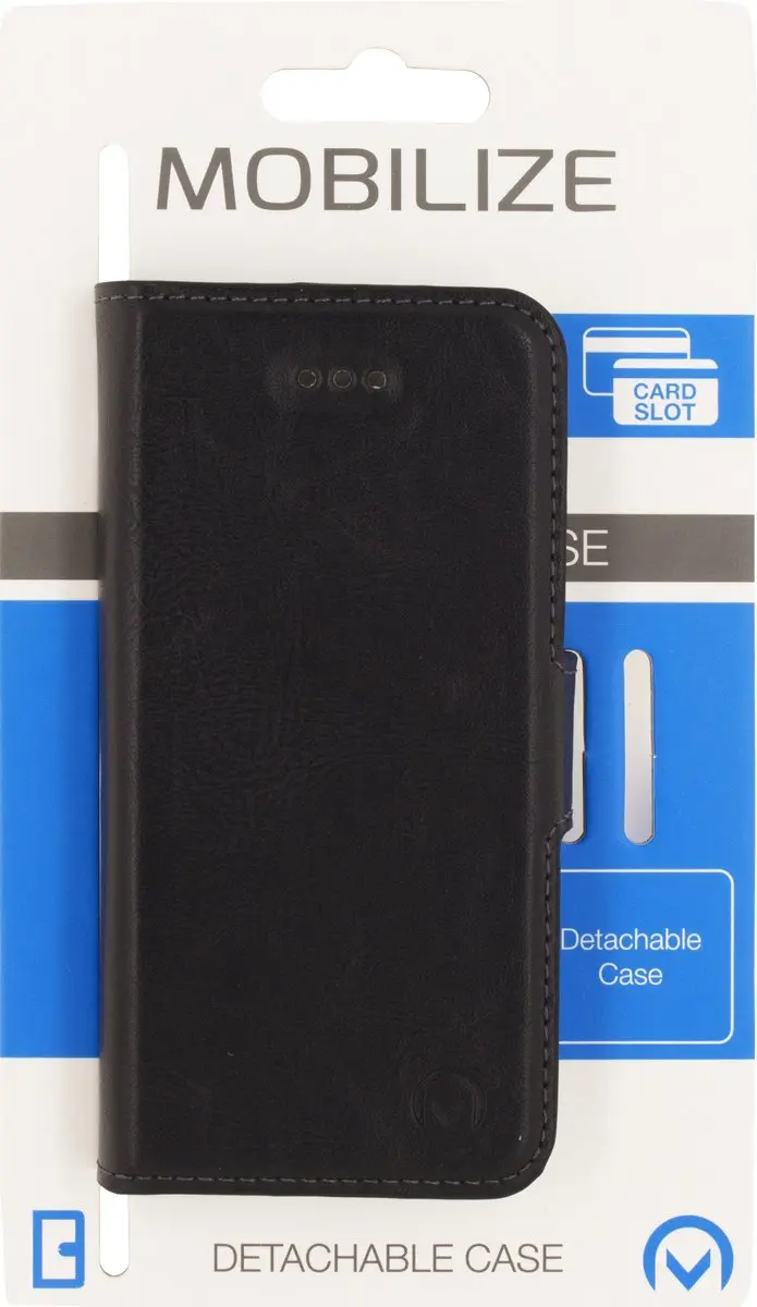 Mobilize Gelly Wallet iPhone XS Hoesje - Zwart
