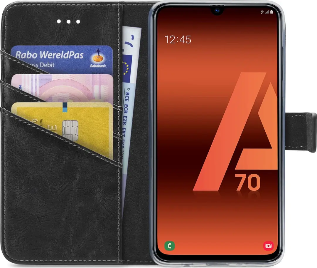 My Style MSFWLT1109 Telefoonhoesje Samsung Galaxy A70 - Zwart - afbeelding 6 van 6