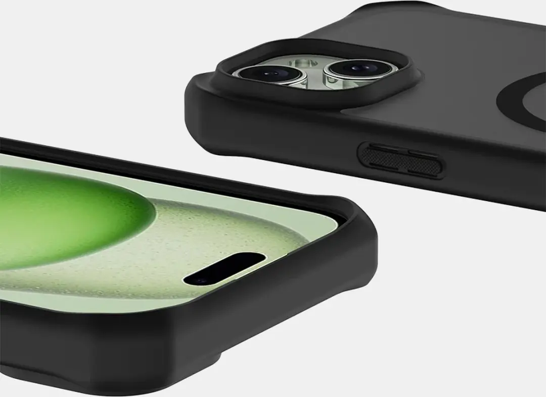 Itskins Level 2 HybridMagFrost iPhone 15 MagSafe Hoesje - Zwart