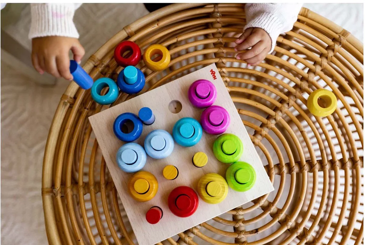 Haba Insteekspel Peuterspeelgoed 2202 - Multicolor