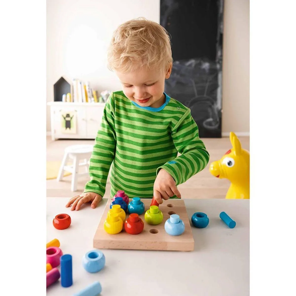 Haba Insteekspel Peuterspeelgoed 2202 - Multicolor