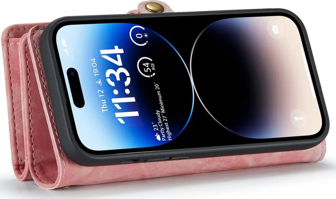 Caseme 008 Telefoonhoesje iPhone 14 Pro - Roze