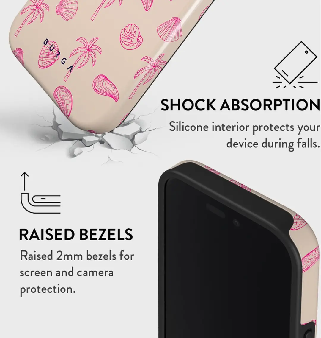 Burga Tough Case iPhone 16 Plus - Beach Please