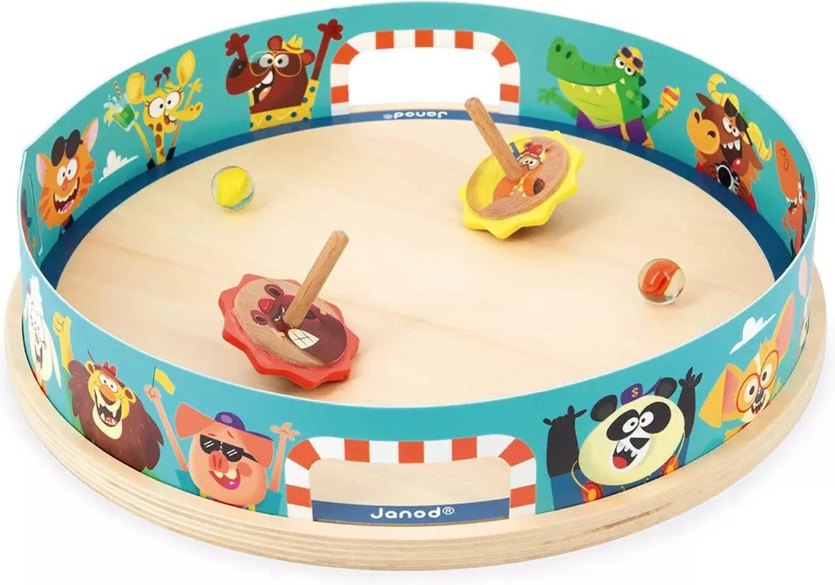 Janod Applepop Arena Met Draaitollen 3355 - 2 Spelers