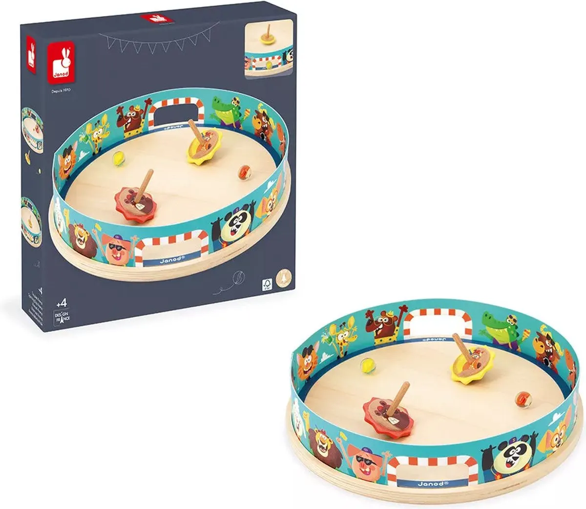 Janod Applepop Arena Met Draaitollen 3355