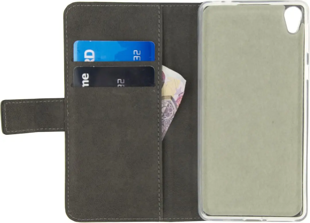Mobilize Classic Gelly Wallet Bookcase Portemonnee Sony Xperia E5 - Zwart