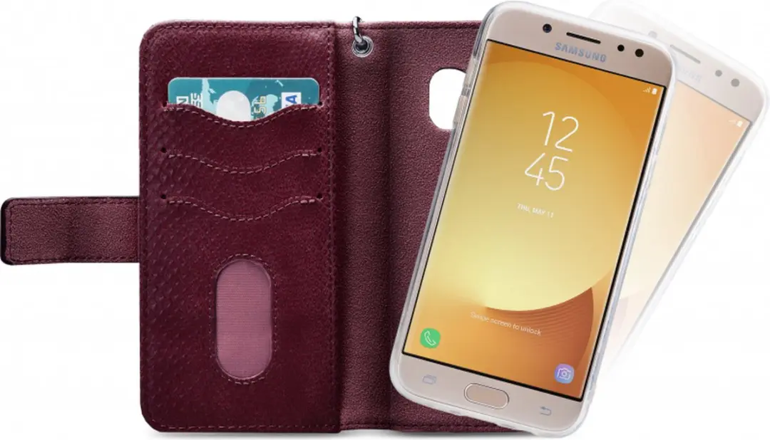 Mobilize 2in1 Gelly Wallet Zipper Case Galaxy J5 2017 - Bordeaux