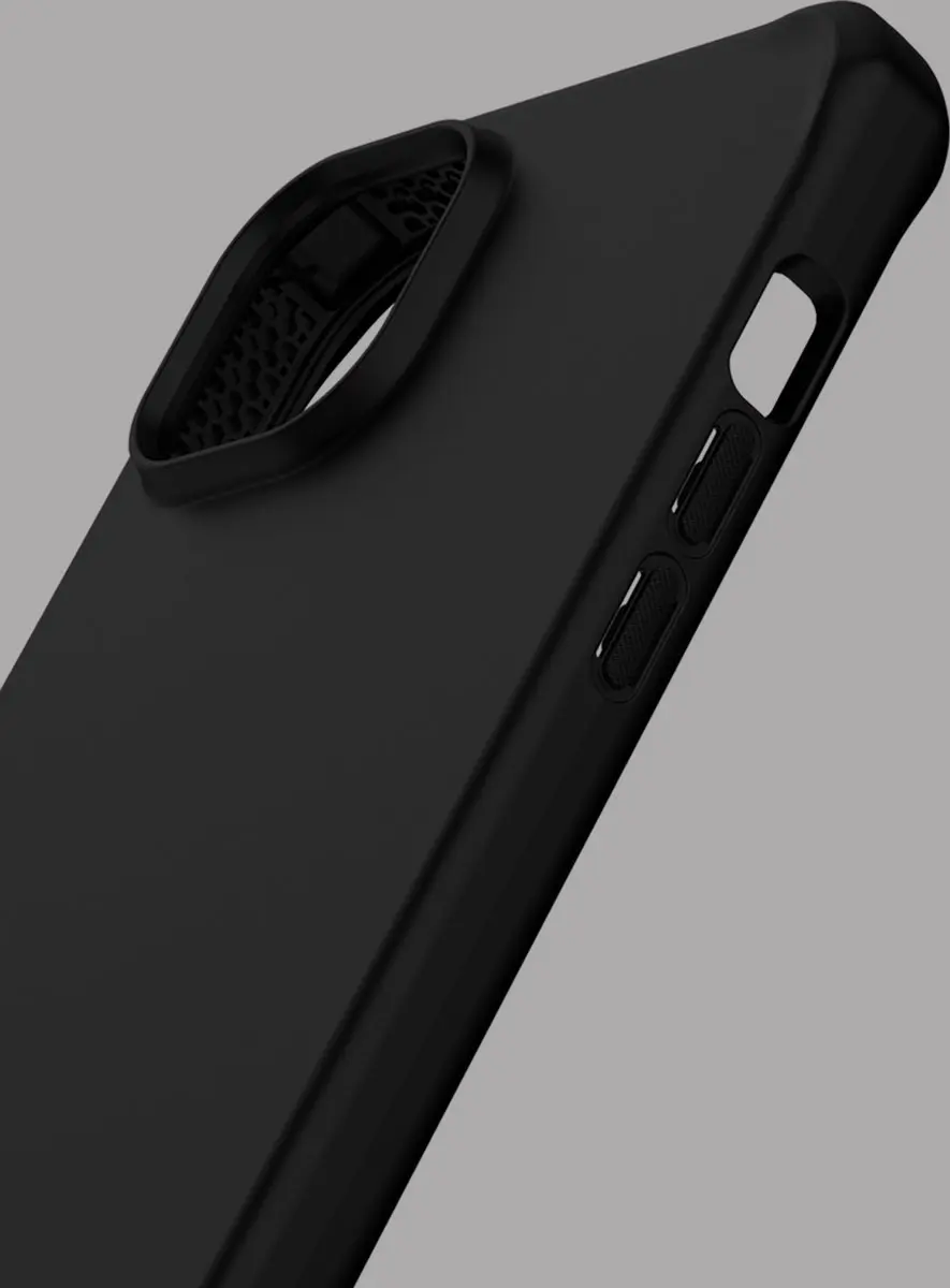 Itskins iPhone 15 Hoesje Zwart - TPU Shockproof AP5N-HBURN-BLCK