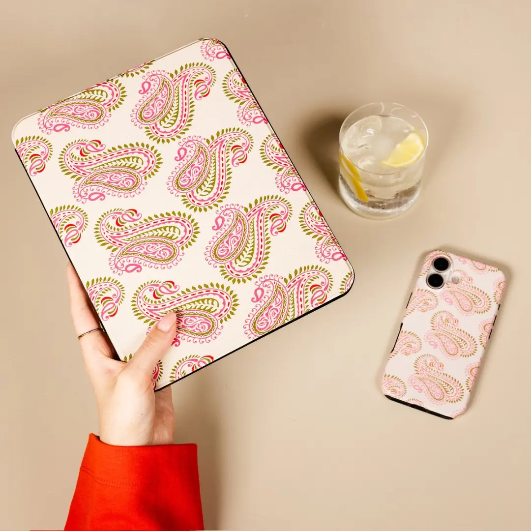 Selencia SH00098493 Tablethoes - iPad 10/11 10.9" - Paisley Blush