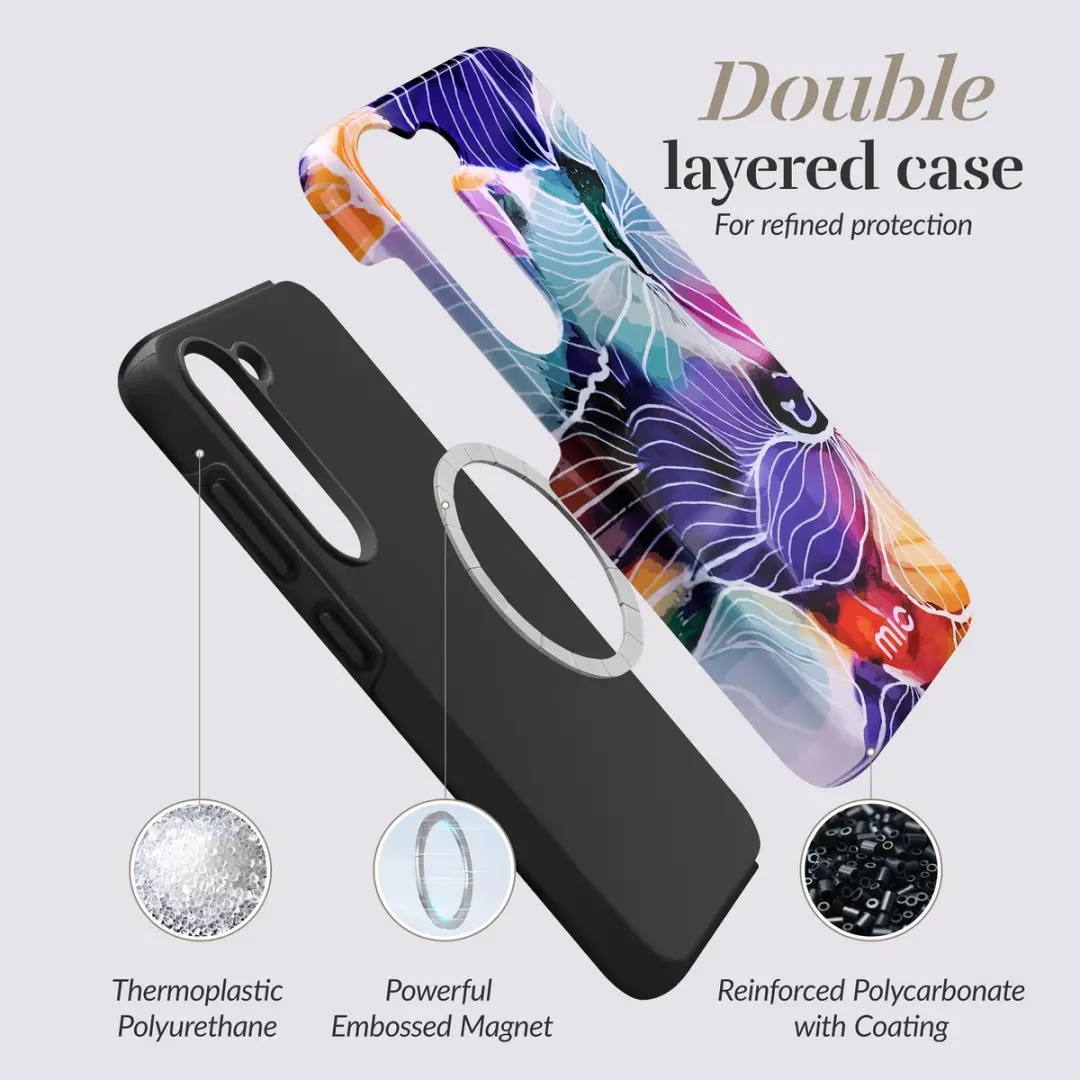 Mobilize Mio MIOFLA565G Hoesje Samsung Galaxy A56 - Flowers