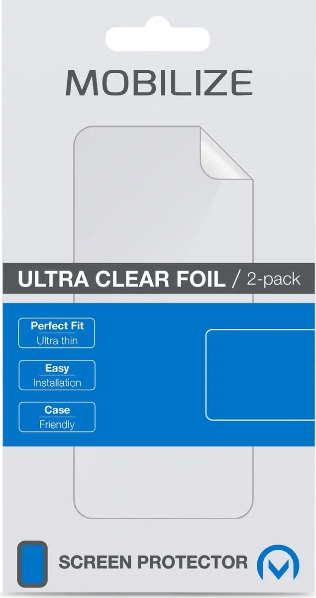 Mobilize iPhone XS Screenprotector Folie