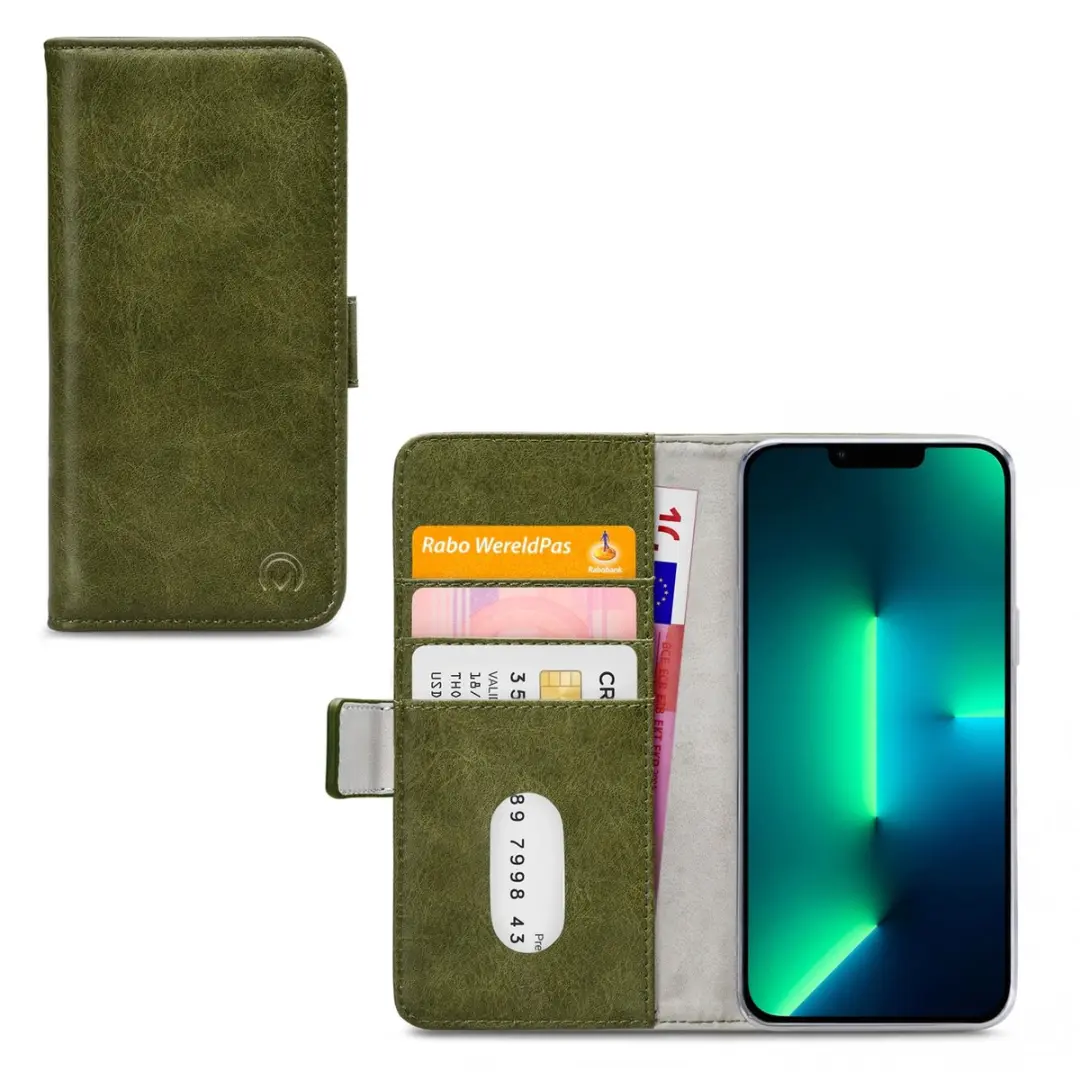 Mobilize Elite Gelly Wallet Book iPhone 13 Pro Max Hoesje - Groen - mpn-8718256954764