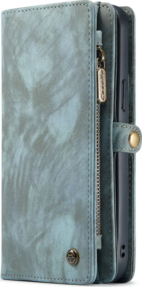 Caseme Luxe Wallet 2in1 Bookcase iPhone 13 Pro Max - Blauw