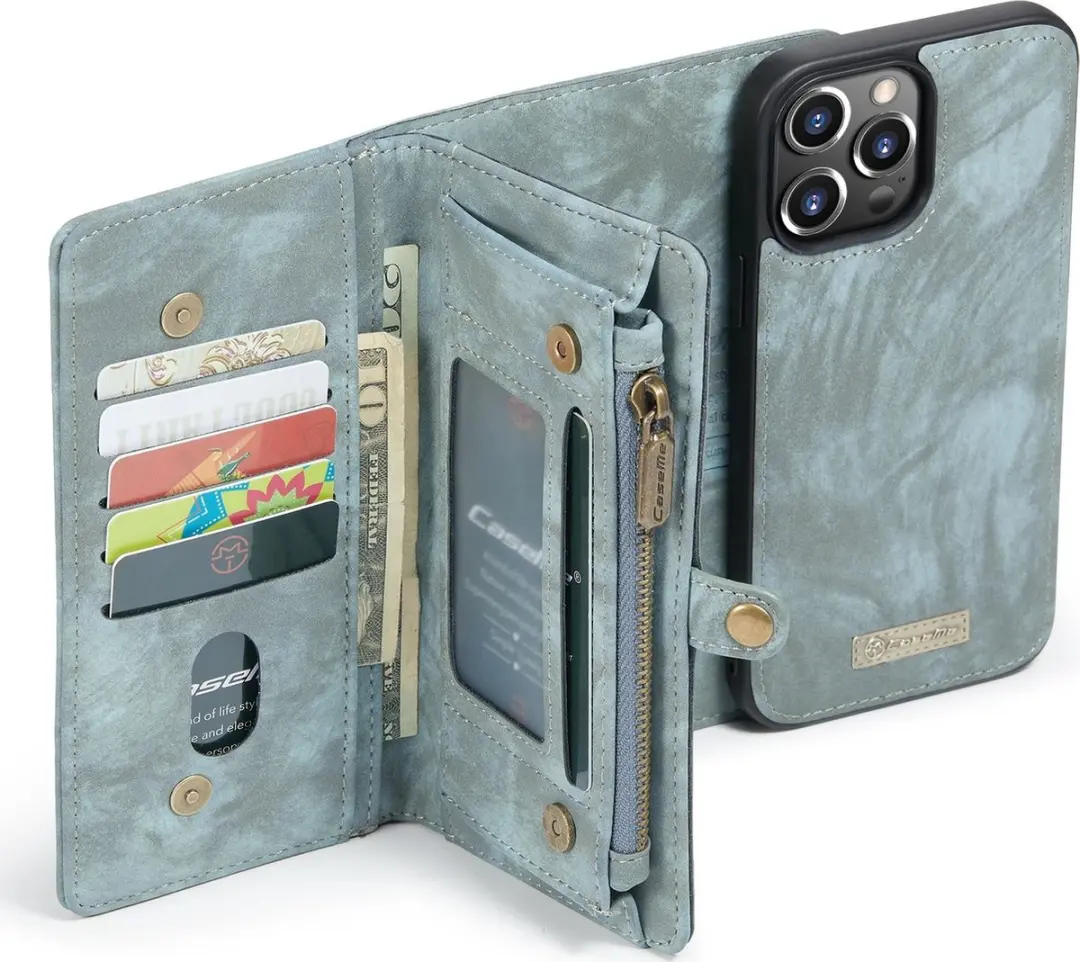 Caseme Luxe Wallet 2in1 Bookcase iPhone 13 Pro Max