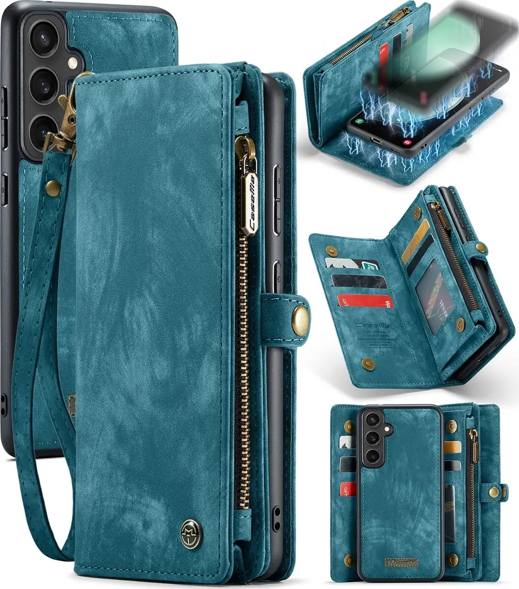 Caseme 008 Telefoonhoesje Samsung Galaxy S23 FE - Blauw