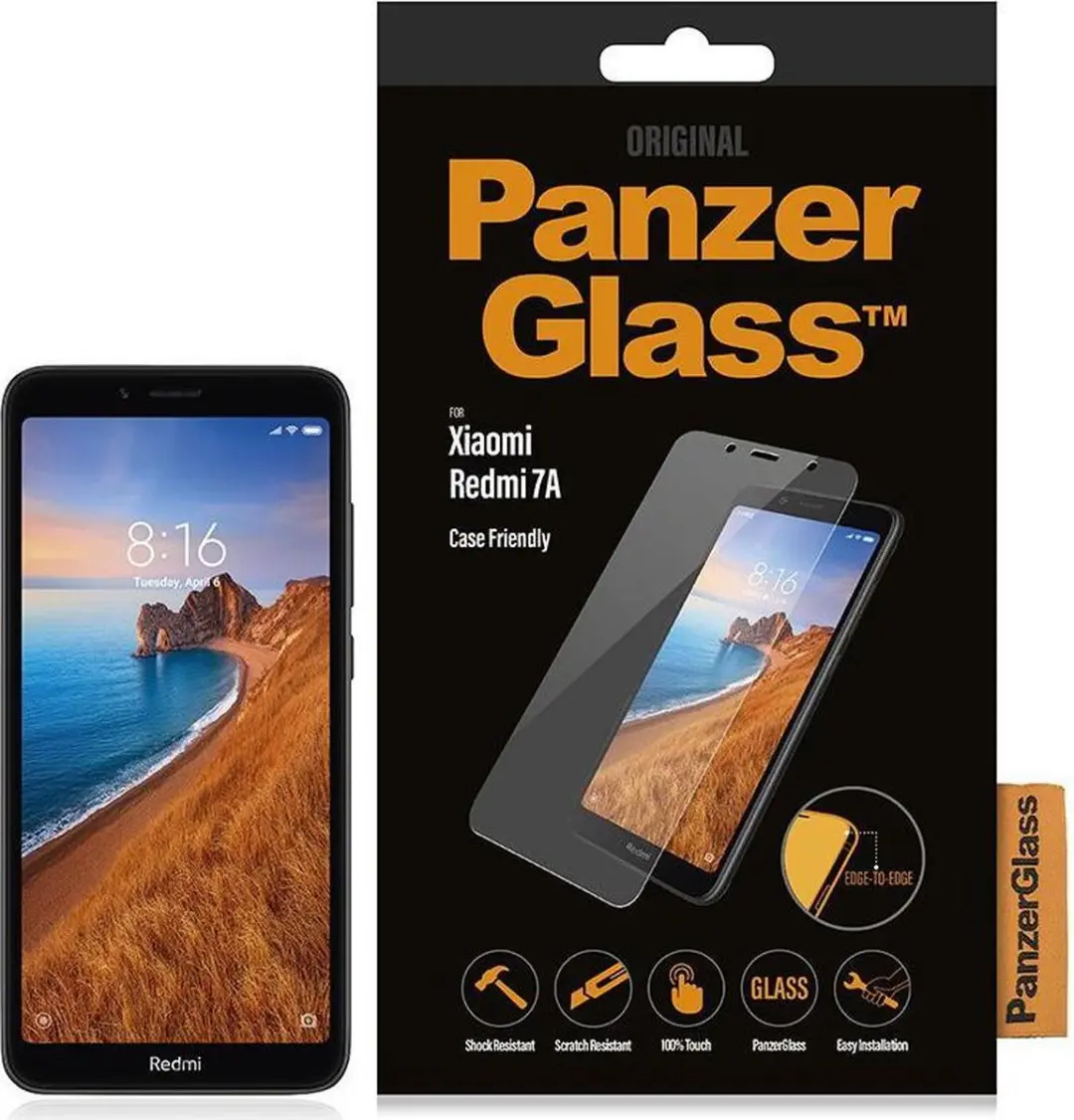 PanzerGlass PZ-8017 Screenprotector Xiaomi Redmi 7A - Case Friendly