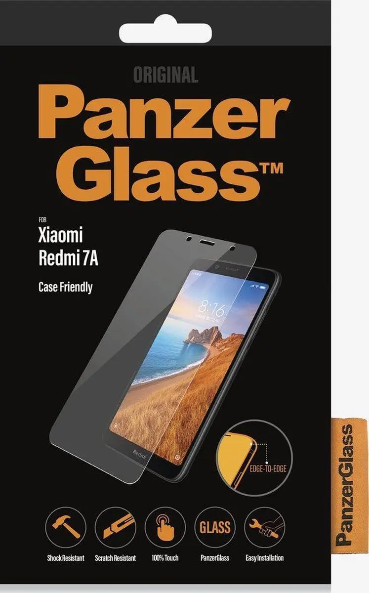 PanzerGlass PZ-8017 Screenprotector Xiaomi Redmi 7A - Case Friendly