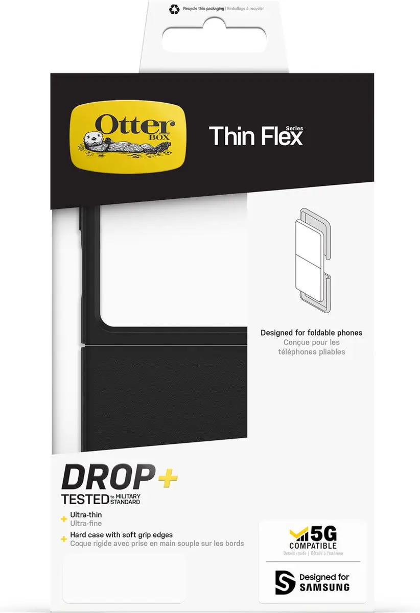 OtterBox Thin Flex Samsung Galaxy Z Flip5 77-93055 - Zwart
