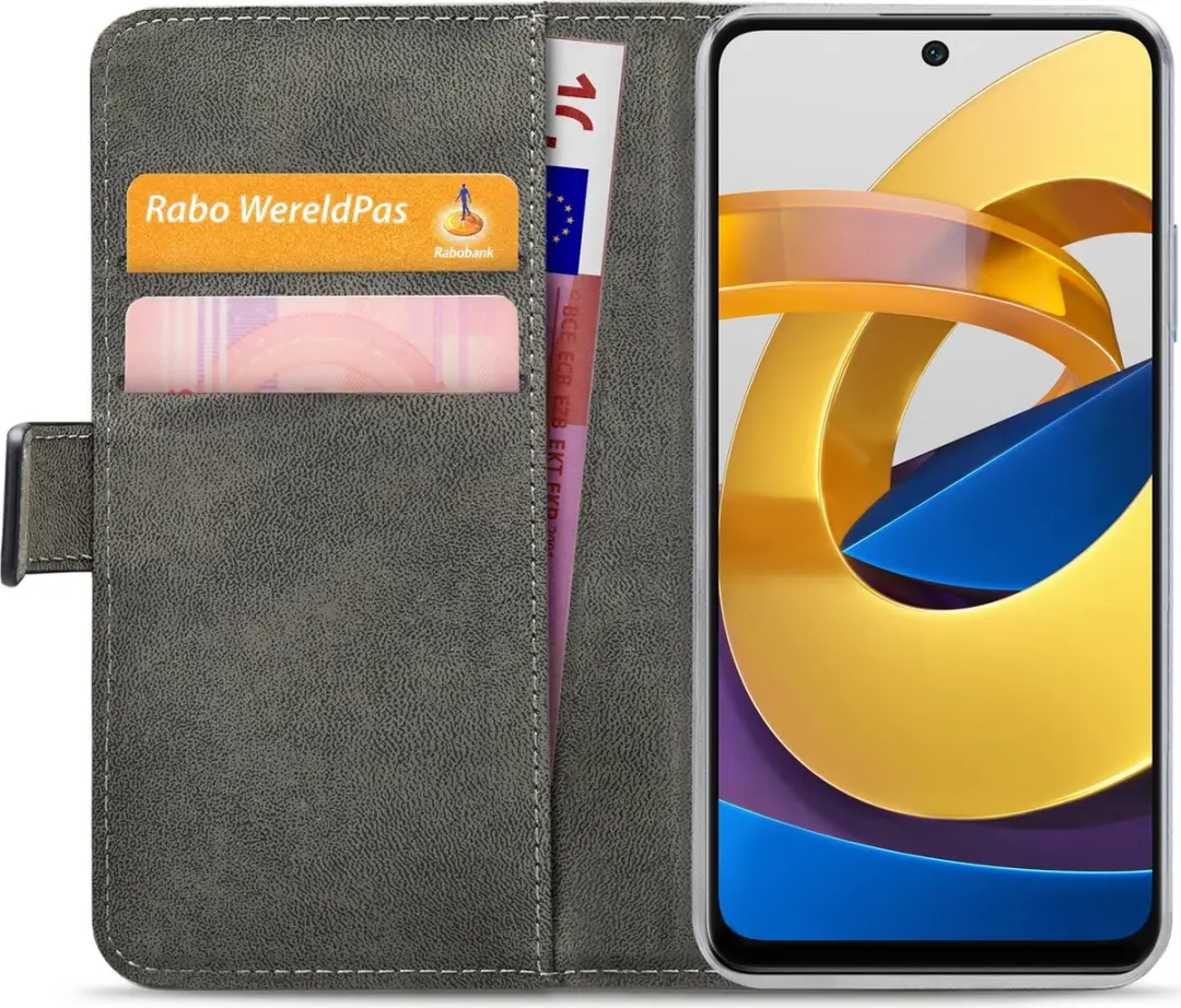 Mobilize Classic Gelly Wallet Bookcase POCO M4 Pro 5G - Zwart