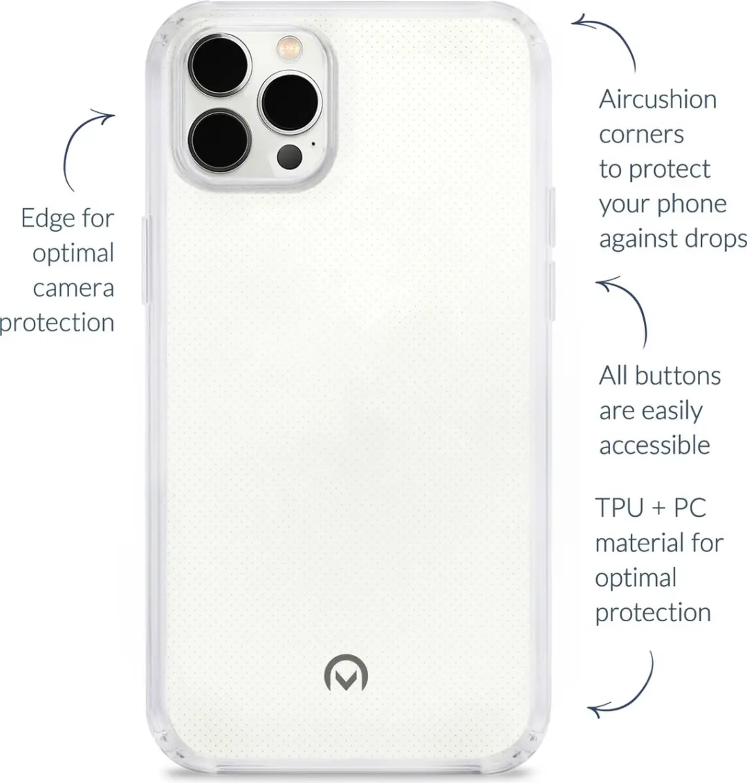 Mobilize Naked Protection MOB-NPCC-XCOV6PRO Hoesje - Galaxy Xcover 6 Pro - Transparant