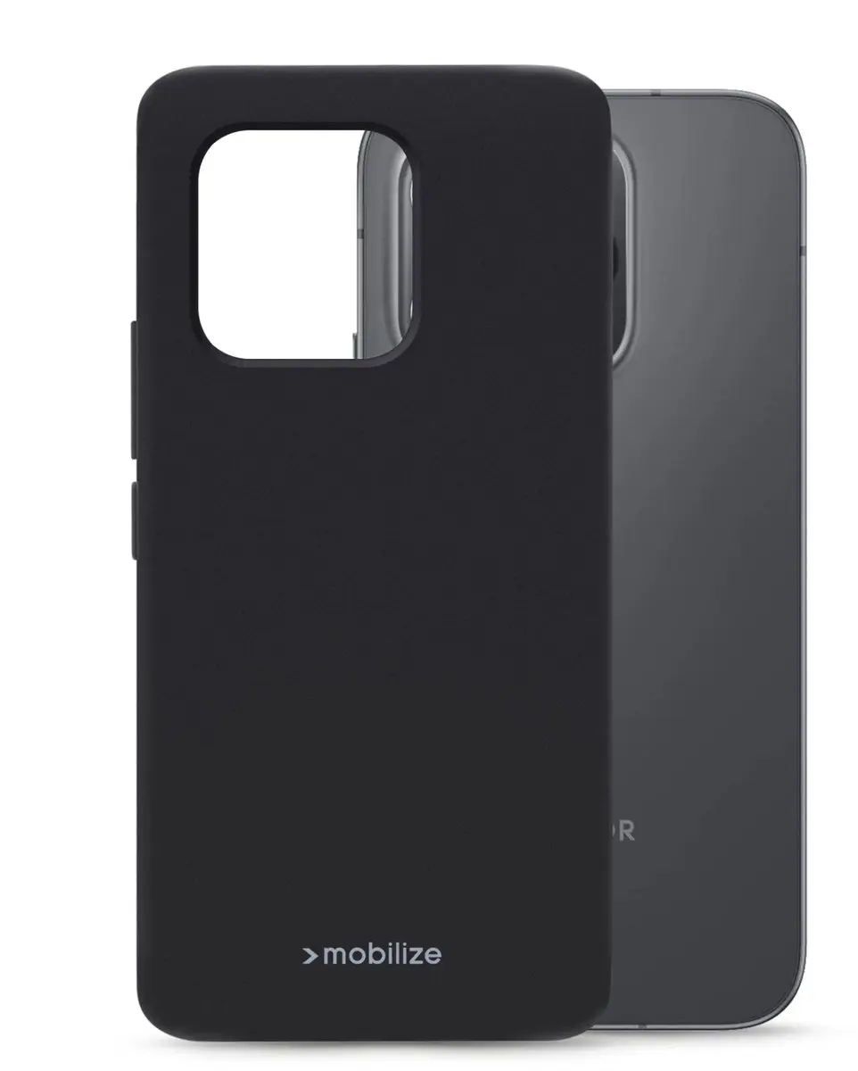Mobilize Rubber Gelly Case MOB-RGCMB-HON600LITE - Zwart