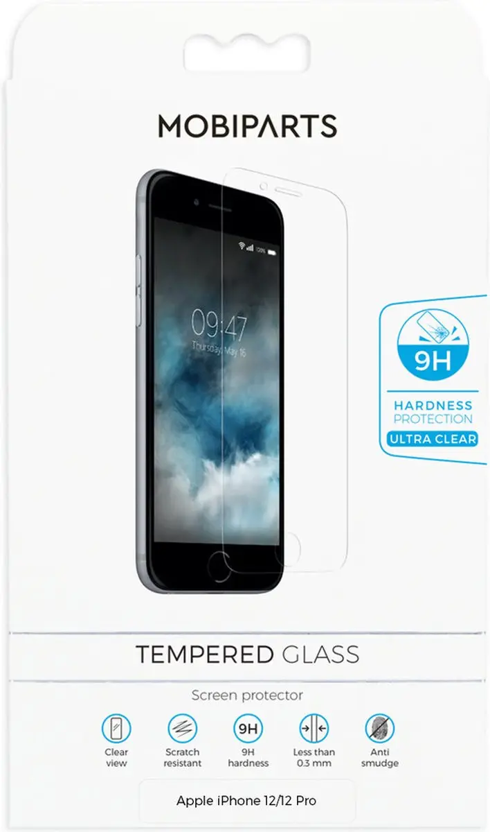 Mobiparts iPhone 12 Pro Schermbeschermer Glas
