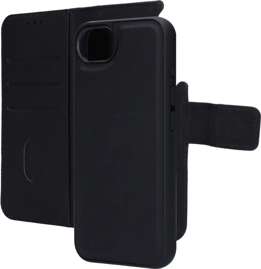 Mobiparts iPhone 17e Telefoonhoesje Echt Leer 3-Pasjeshouder