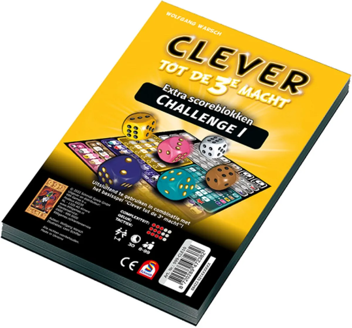 999 Games Clever tot de 3e Macht Scoreblokken - Multi