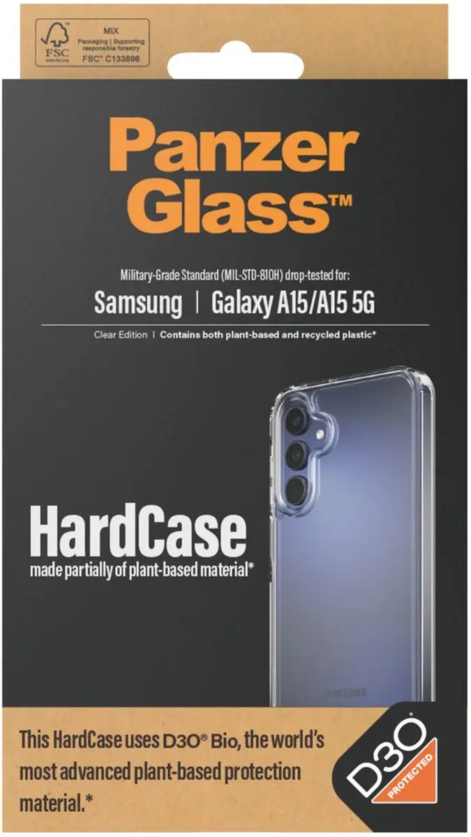 PanzerGlass PZ-0463 Telefoonhoesje - Galaxy A15 5G - Transparant