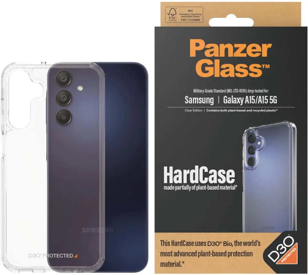 PanzerGlass PZ-0463 Telefoonhoesje - Galaxy A15 5G - Transparant