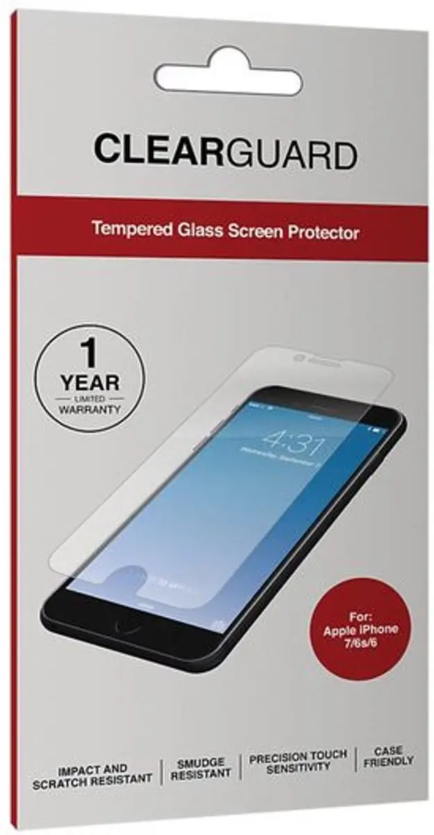 ZAGG Clearguard Tempered Glass - iPhone 6/7/8/SE 2e & 3e Gen
