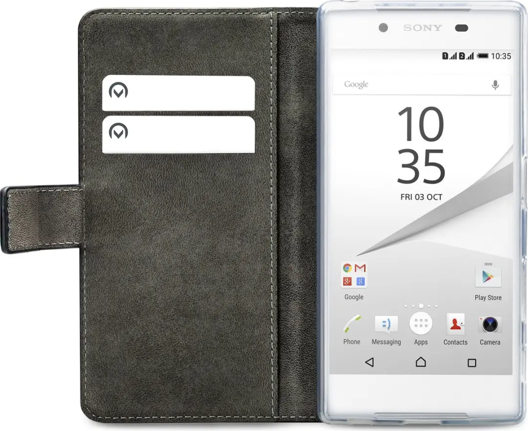 Mobilize Classic Gelly Wallet Book Case Sony Xperia Z5 - Zwart