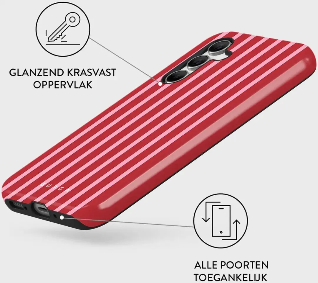 Burga Tough Case Samsung Galaxy A55 Strawberry Jam - CP_01_A55_TH