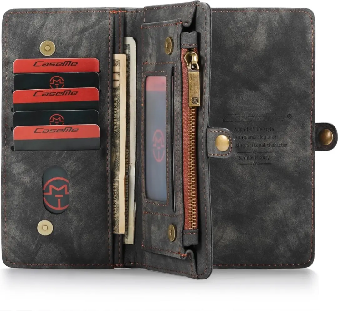 Caseme Luxury Wallet Case Apple iPhone 11 Pro 563642 - Zwart