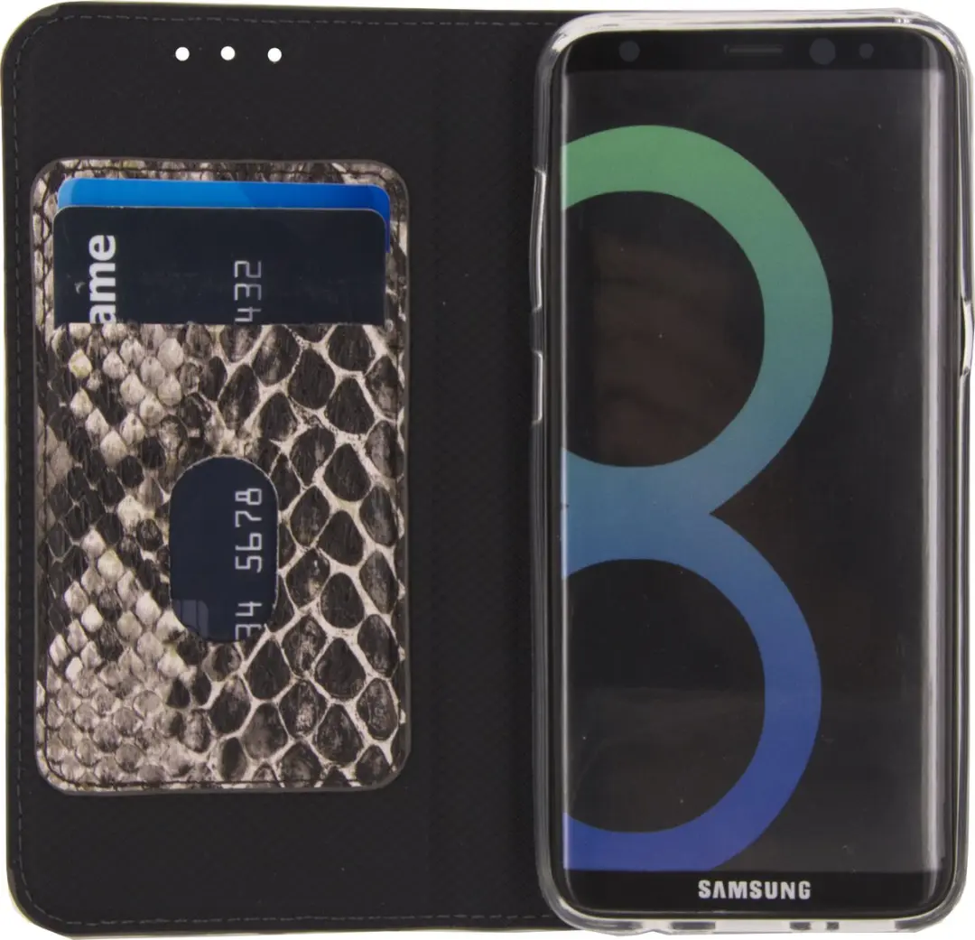Mobilize Premium Gelly Bookcase Portemonnee Galaxy S8 - 3 Pasjes - Bruin