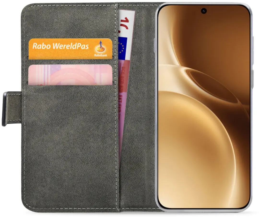 Mobilize Classic Gelly Wallet Bookcase Vivo X300 Pro - Zwart