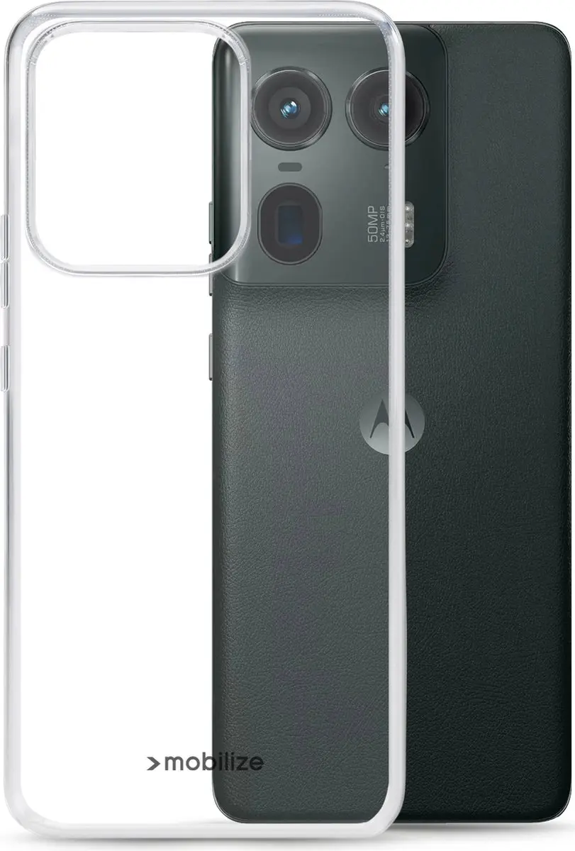 Mobilize MOB-GCC-EDGE50ULTRA Telefoonhoesje - Motorola Edge 50 Ultra - Transparant
