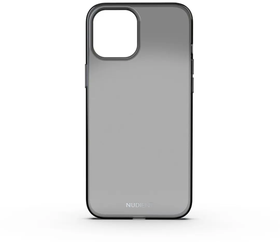 Nudient Thin Glossy Case iPhone 12 Pro Max IP12PM-TPUB - Zwart/Transparant
