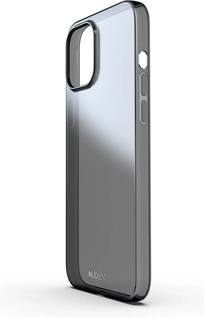 Nudient Thin Glossy Case iPhone 12 Pro Max IP12PM-TPUB - Zwart/Transparant