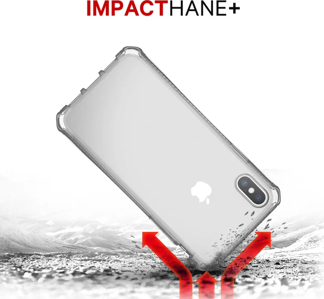 Itskins SpectrumClear APHX-SPECM-TRSP Telefoonhoesje - iPhone XS - Transparant