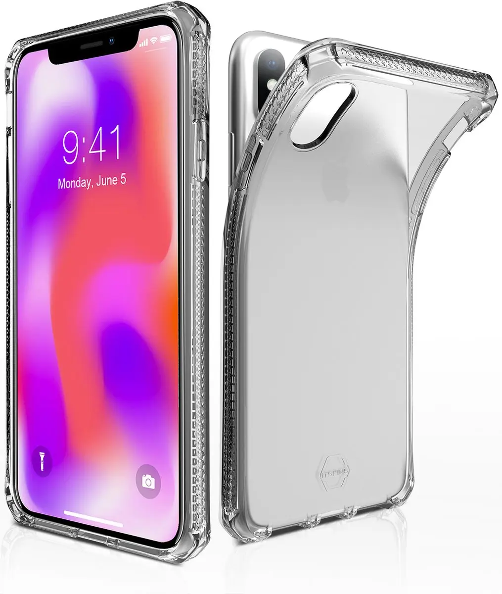 Itskins SpectrumClear APHX-SPECM-TRSP Telefoonhoesje - iPhone XS - Transparant