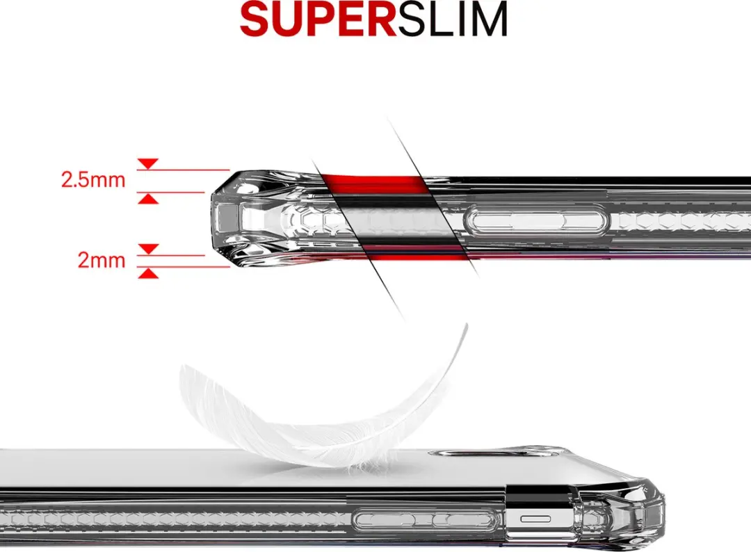 Itskins SpectrumClear APHX-SPECM-TRSP Telefoonhoesje - iPhone XS - Transparant - afbeelding 6 van 6